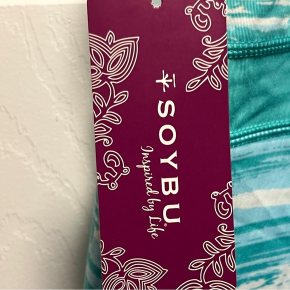 Soybu Turquoise Striped Dress - Picture 6 of 7